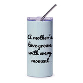 Mother's Love Tumbler, Mom Gift, Inspirational Quote Tumbler, Gift for Mom, Mom Appreciation, Mother's Day Gift, Tumbler with Straw - Tawshia